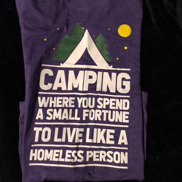 Variety of camping t-shirts - Picture 3 of 9